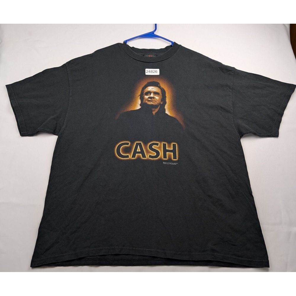 Vintage Cash Zion T-Shirt Men's 2X Black Graphic Print Short Sleeve Pullover‎